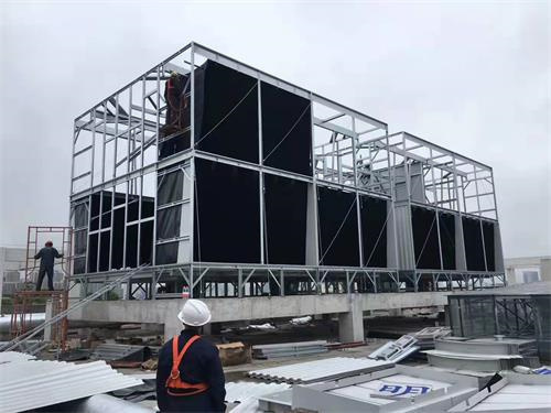 中央空調冷卻塔噪聲來源及降噪治理方法,中央空調冷卻塔圖片